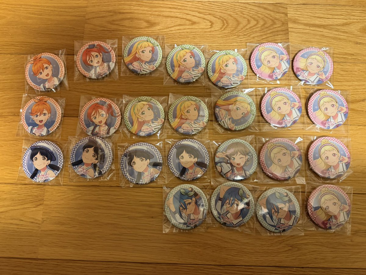 交換】 ラブライブスーパースター Liella 7th ガチャ 物販 缶バッジ 譲