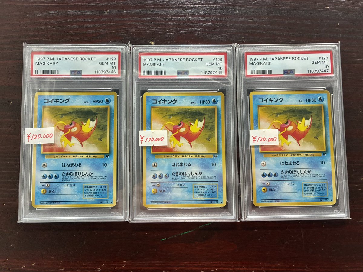 ✨商品紹介✨ 【PSA10】コイキング LV.6 販売価格 : ¥120,000- 収録