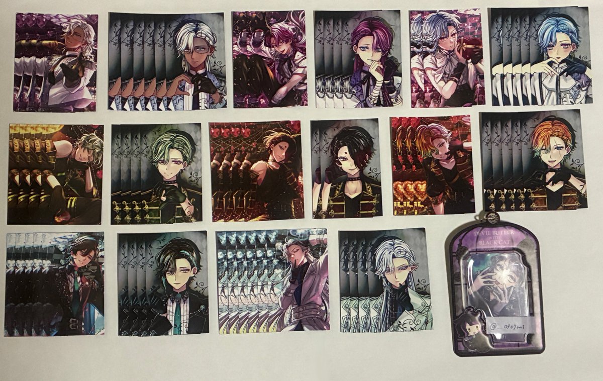 交換】 悪魔執事と黒い猫 あくねこ バレンタイントレカ風カード 譲