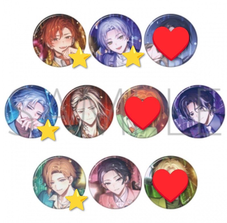 18TRIP エイトリ キャラバッジ 缶バッジ vol.8 Best Wishes Snap 1BOX