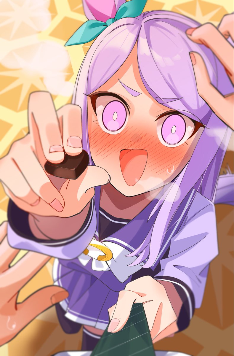 さー！早く口を開けてくださいまし！！」 #メジロマックイーン #ウマ娘