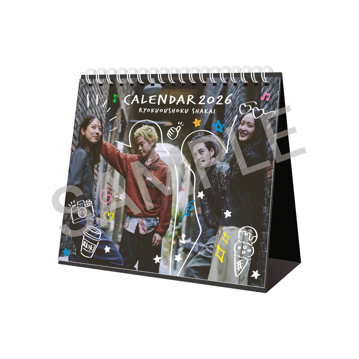 緑黄色社会カレンダー2026” 販売決定🗓️ ＼ 緑黄色社会のライブ写真や