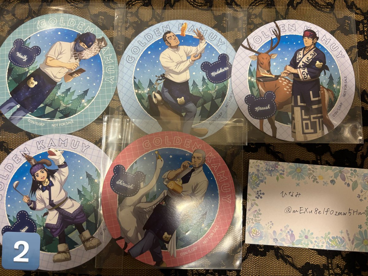 ゴールデンカムイ ツリビレ ツリービレッジ 缶バッジ キラウシ