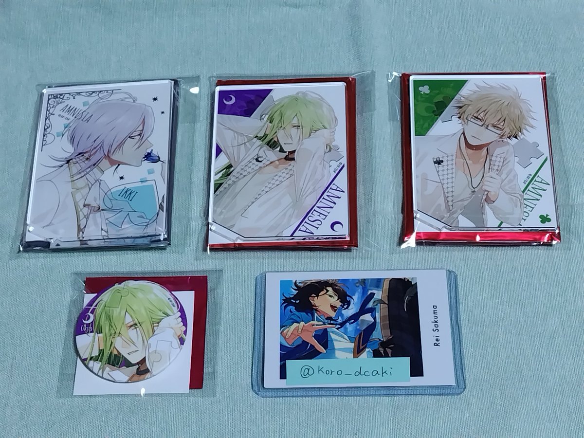 AMNESIA アムネシア バレンタイン アクスタ シン 3点セット AMNESIA