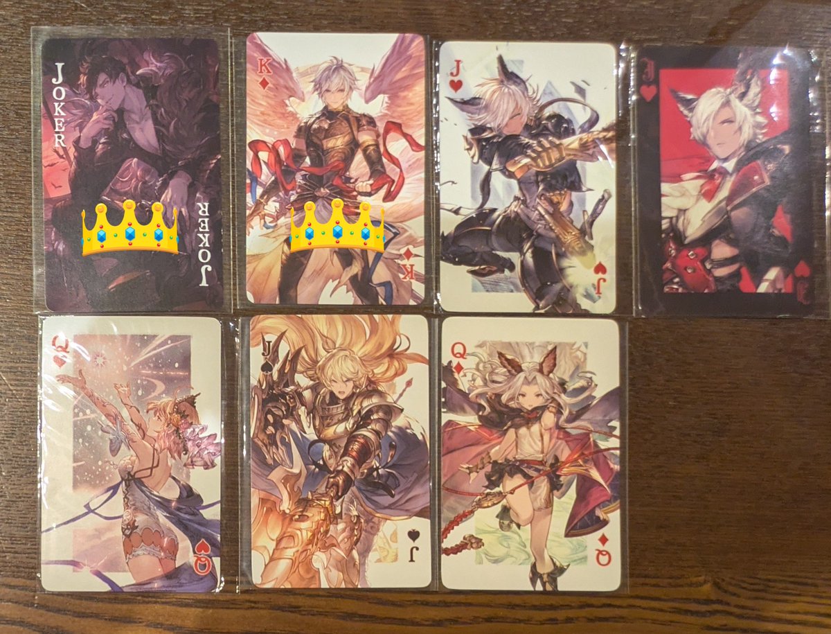 no_tl グラブル 交換 出】キッチンのトランプ1〜5弾までの各キャラ