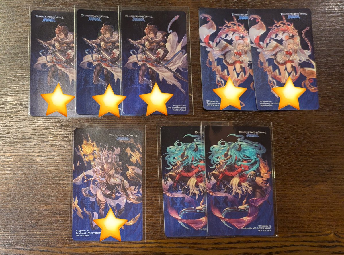 no_tl グラブル 交換 出】キッチンのトランプ1〜5弾までの各キャラ