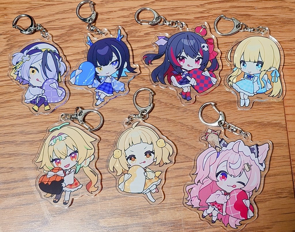 びびバレPT アクキーと缶バッジ！！！ アクキーは最初から全種類買う