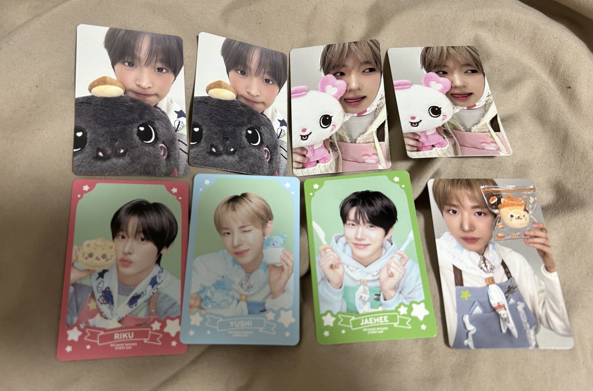 NCTWISH交換 WISHbakery 譲 画像 （リク、サクヤ、ユウシ、ジェヒ） 求