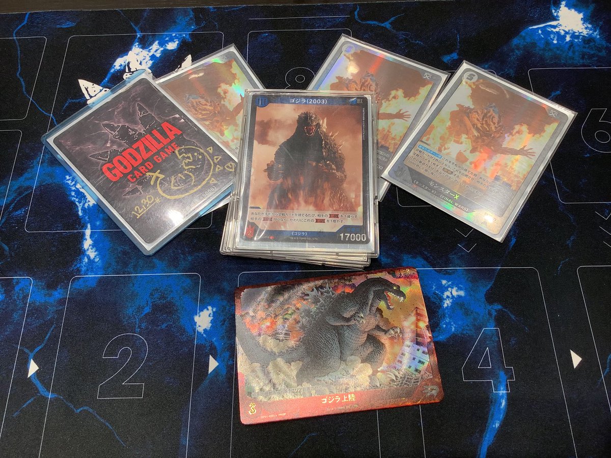 2/25(水） #ゴジラカードゲーム ショップ大会 16:00〜 優勝デッキのご
