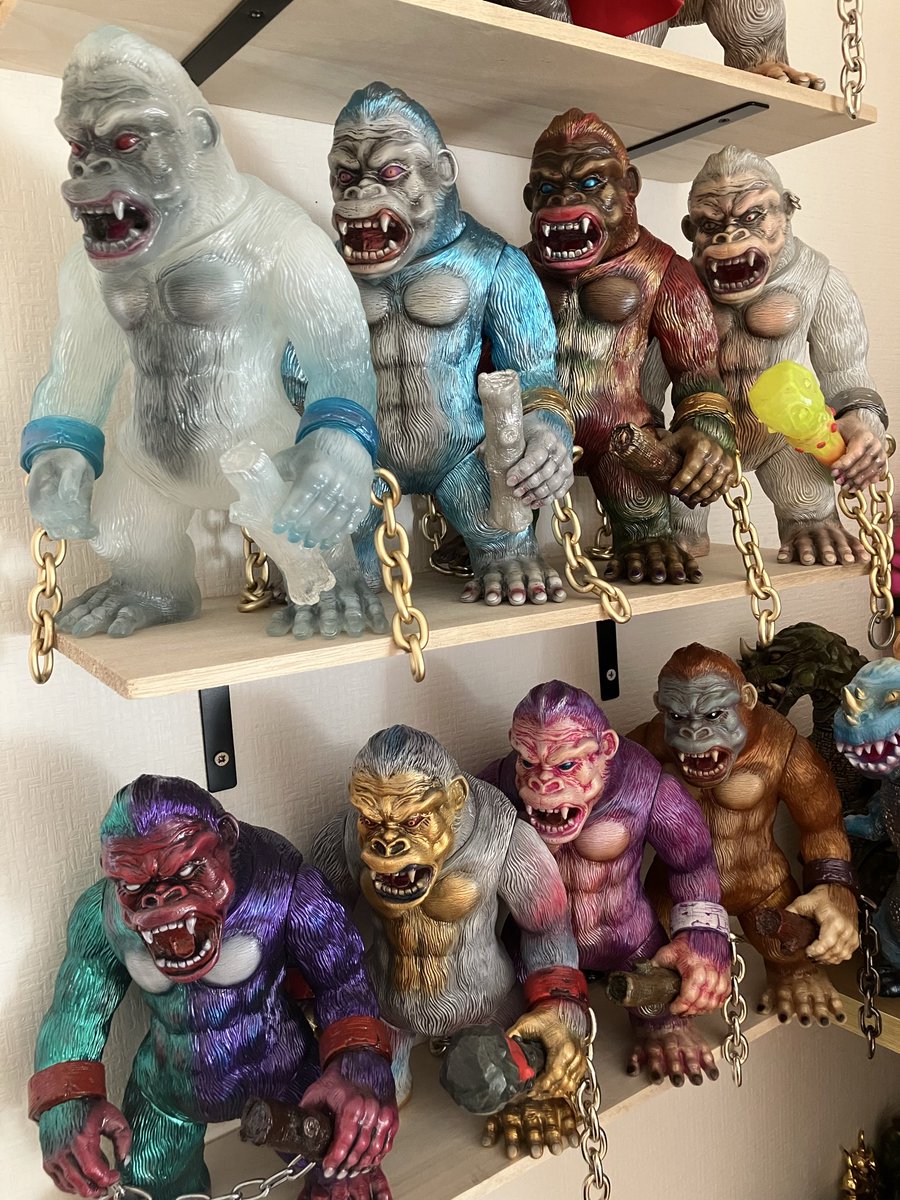 巨猿 シカルナ工房 ソフビ ワンオフ 巨猿 シカルナ工房 ソフビ