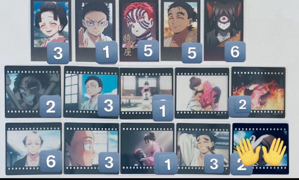 おまけ付】 黒死牟 缶バッジ チェキ風ブロマイド お楽しみくじ DINING