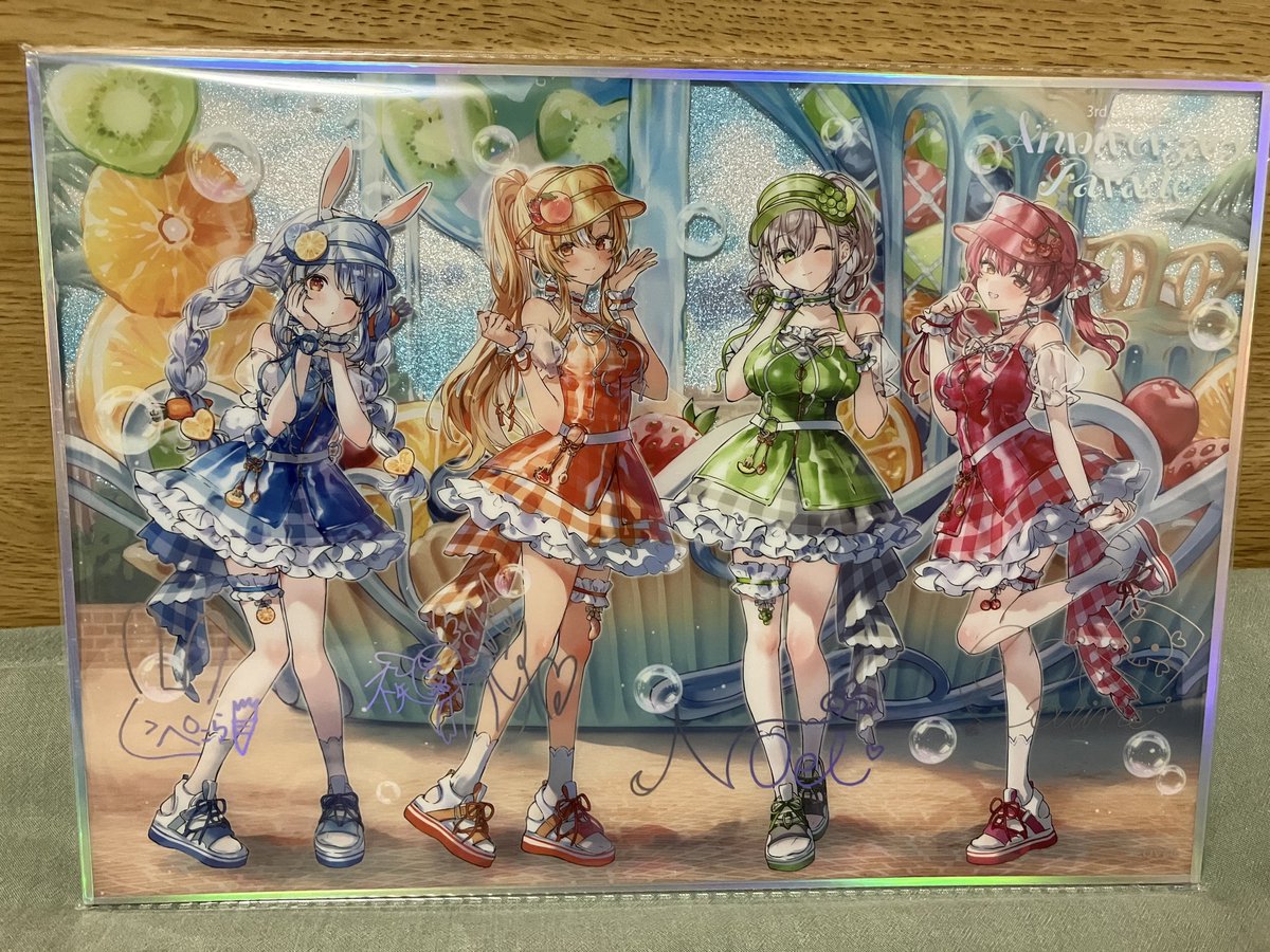 hololive 3rd Generation Anniversary Parade-3期生周年グッズが届き
