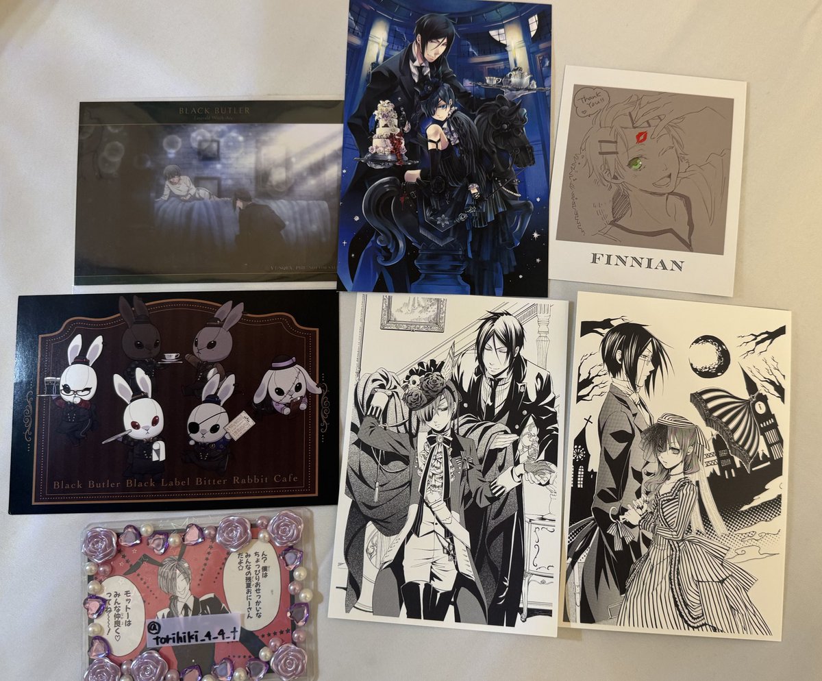 黒執事》交換 黒執事展 Black Label ポストカード フォトカード