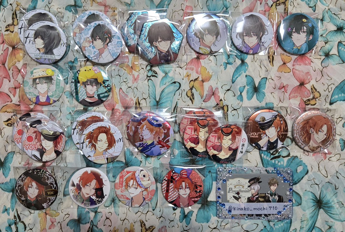 交換】 ツキウタ。 わんぱく 月華月 同異種 缶バッジ 譲： 画像1～4 駆