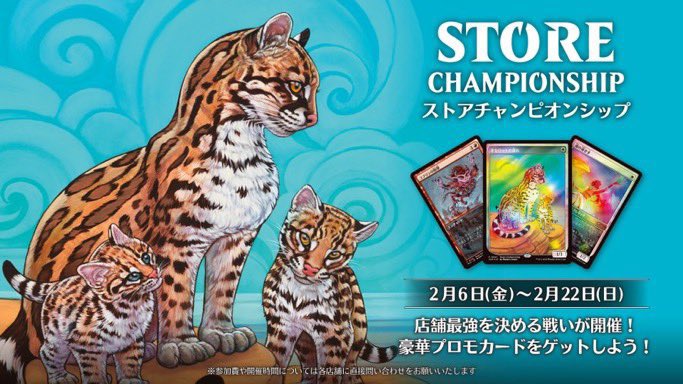オセロットの群れ ストアチャンピオンシッププロモ 日 ＋おまけ mtg