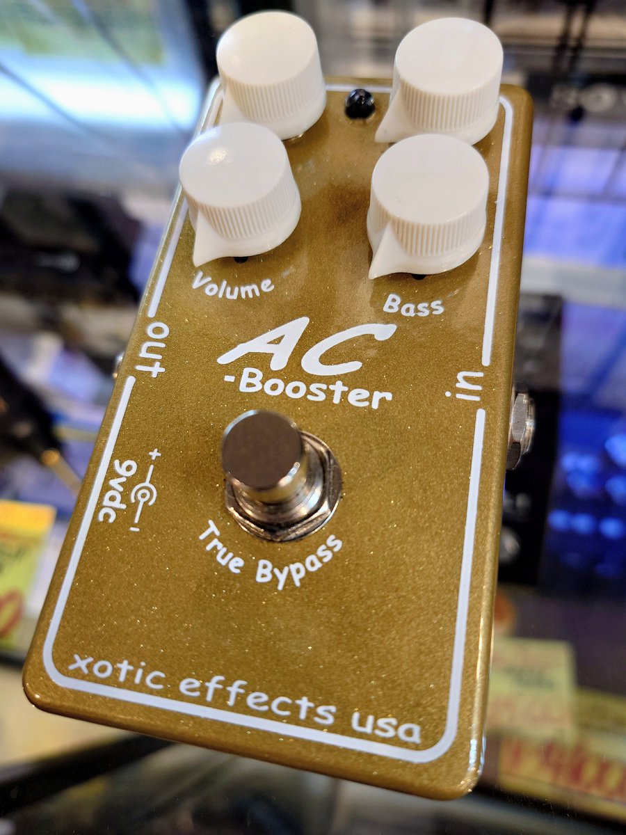 今池店】 □Xotic AC Booster V1 GoldGlitter 定番ブースターの限定