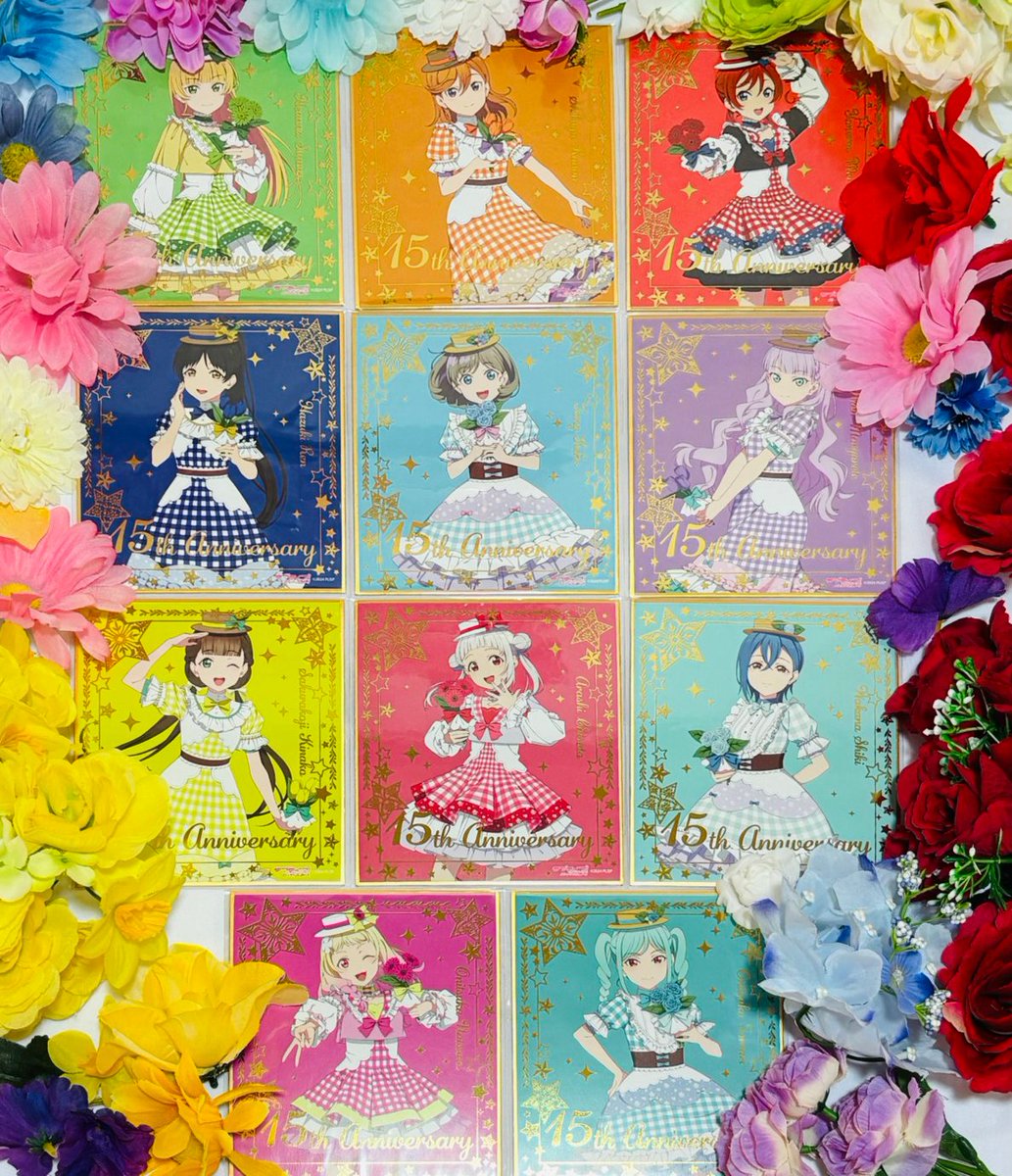 GiGO コラボカフェ ラブライブ！シリーズ15周年』 ⭐商品紹介⭐ 箔押し