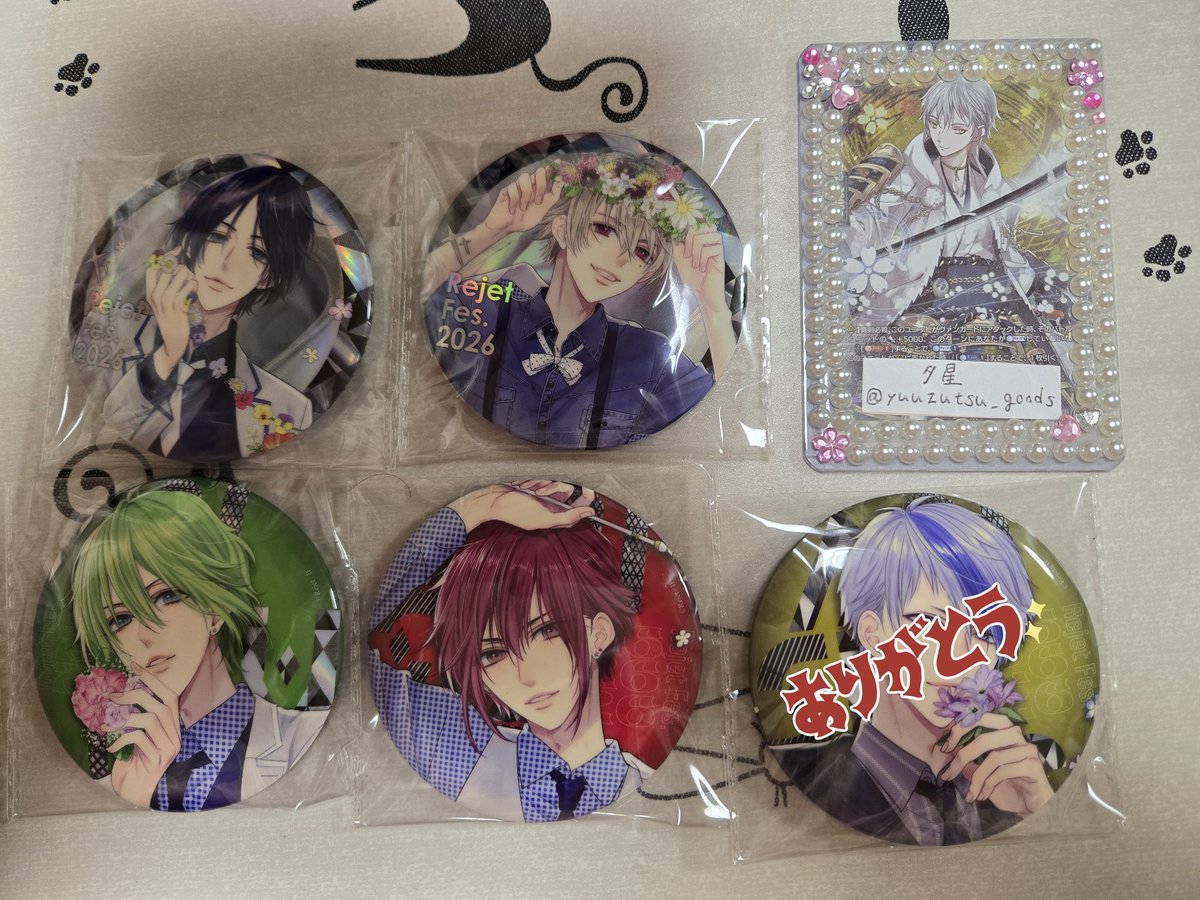 交換】ピタゴラスプロダクション ピタドル リジェフェス 缶バッジ