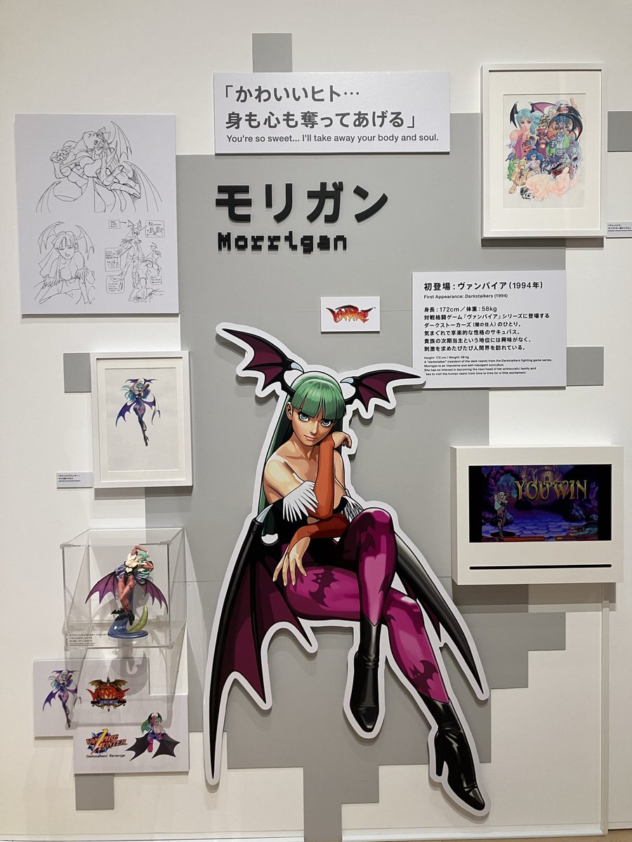 大カプコン展面白かったです。ヴァンパイアと大神とBOFに主に