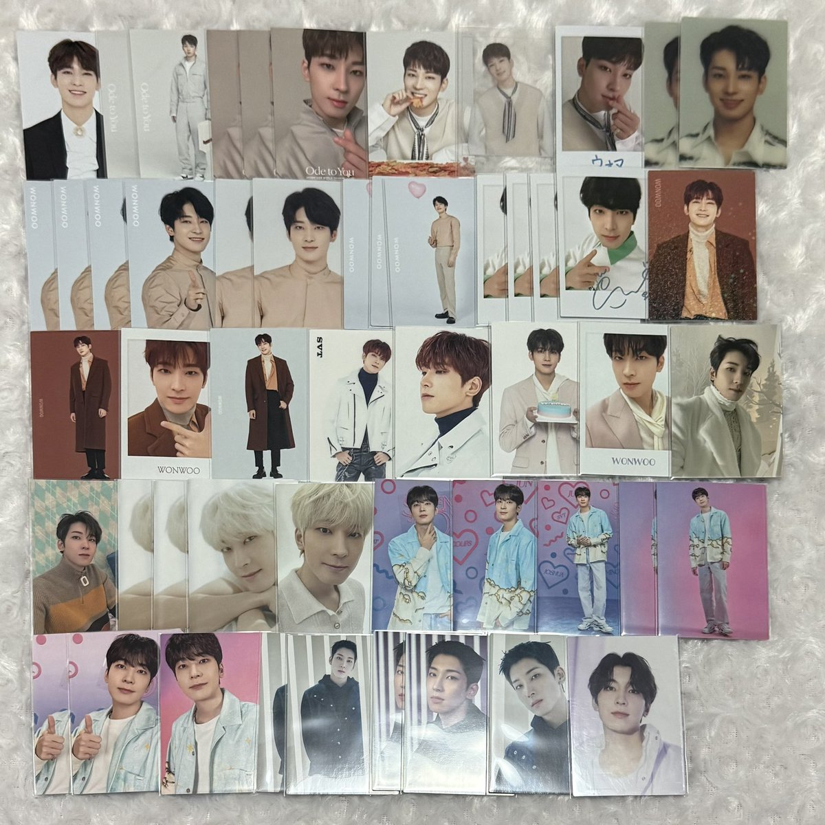 SEVENTEEN セブチ 過去トレカ 特典 チェキ ラキドロ 交換 TXT TOMORROW