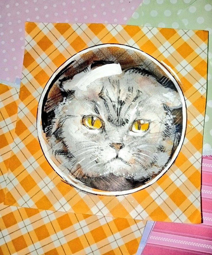 猫の絵がこれくらいしかなかった。臭作習作