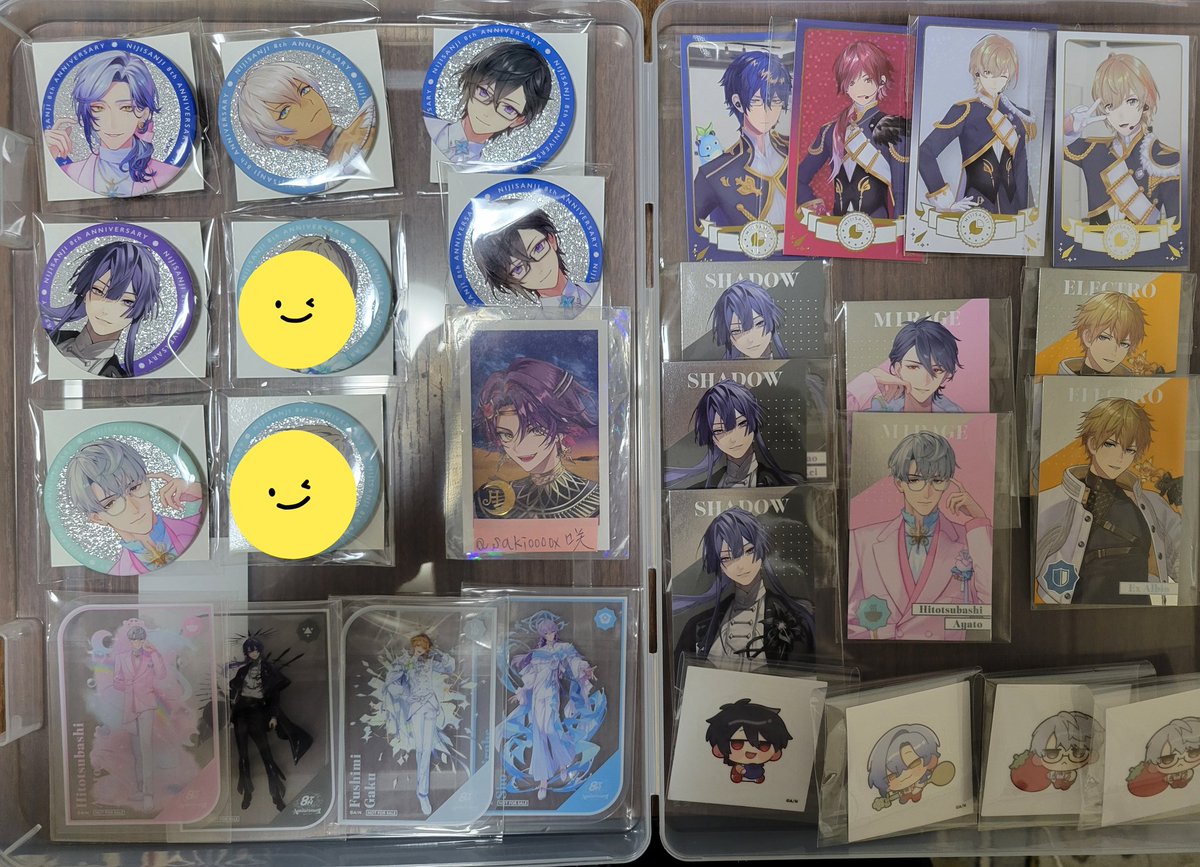 交換】にじさんじ チェキ風カード ウエハースカード 8周年 8th