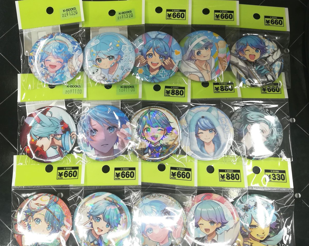 商品紹介】 『いれいす』 -hotoke-さん 缶バッジ 各種のご紹介です