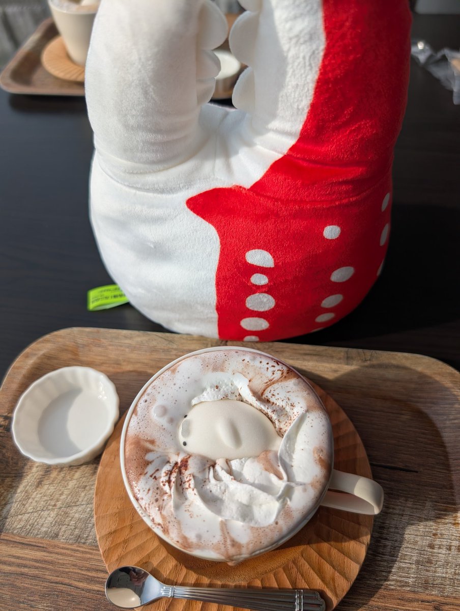 去年閉店時間過ぎてて断念したもちもちあざらしくんマシュマロ今回は