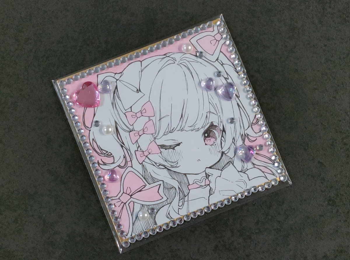 COMITIA155 戦利品① ちよこれいと ねねあのね先生 新作の色紙を1枚