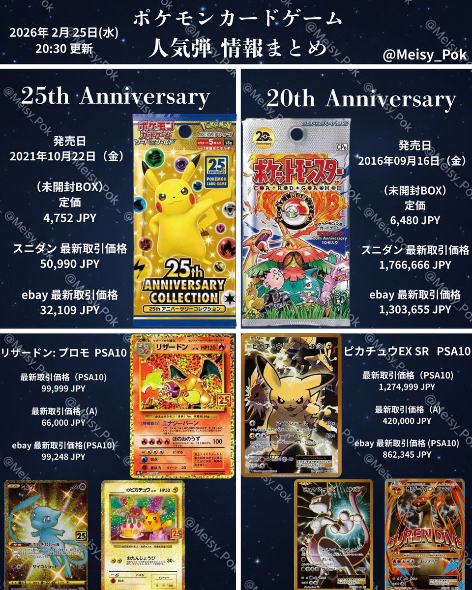 ポケモンカードゲーム XY BREAK コンセプトパック 拡張パック 20th