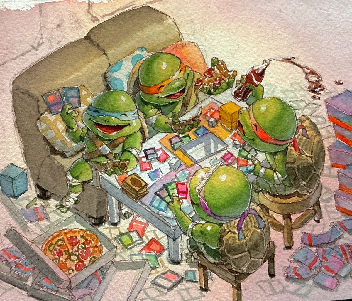 🐢🍕🎁皆様有難う企画🎁🍕🐢 沢山の反応有難うございました❣️🥰 RPの