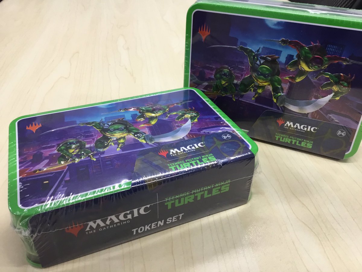 MTGとタートルズコラボのトークンセット入荷しました！ 個人的にはピザ