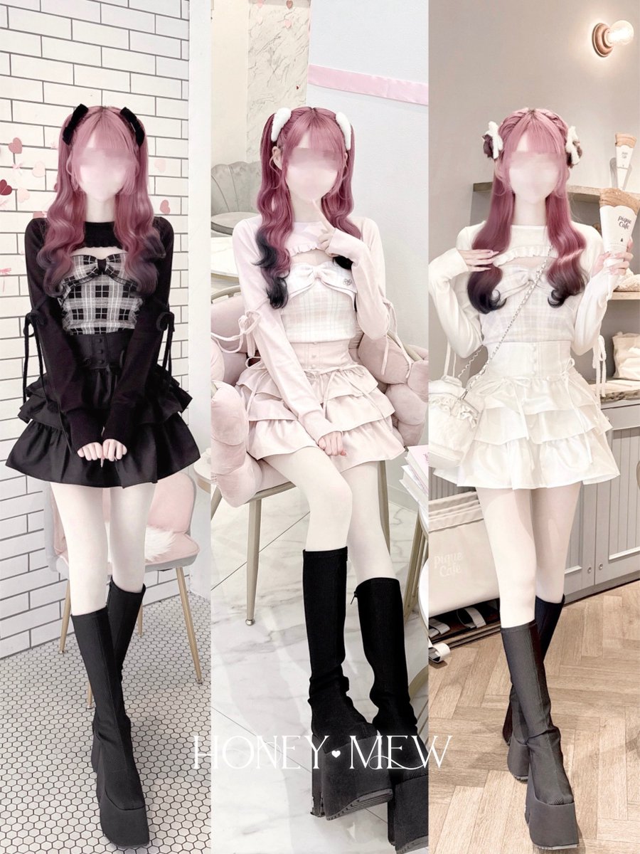 ┈ ♥︎ 𝑪𝒐𝒎𝒊𝒏𝒈 𝑺𝒐𝒐𝒏 ♥︎ ┈ Big Ribbon Check Ensemble