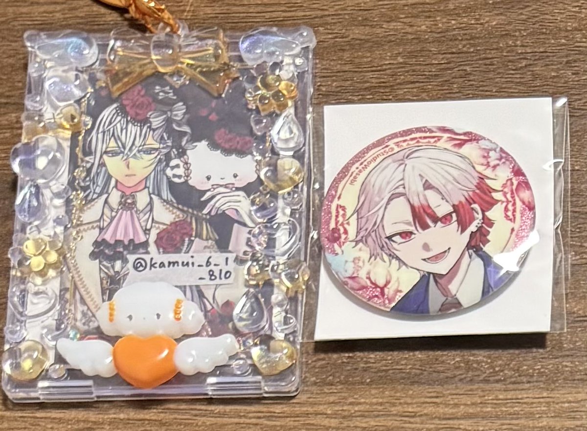 交換】悪魔執事と黒い猫 あくねこ 4th Anniversary 缶バッジ クリア