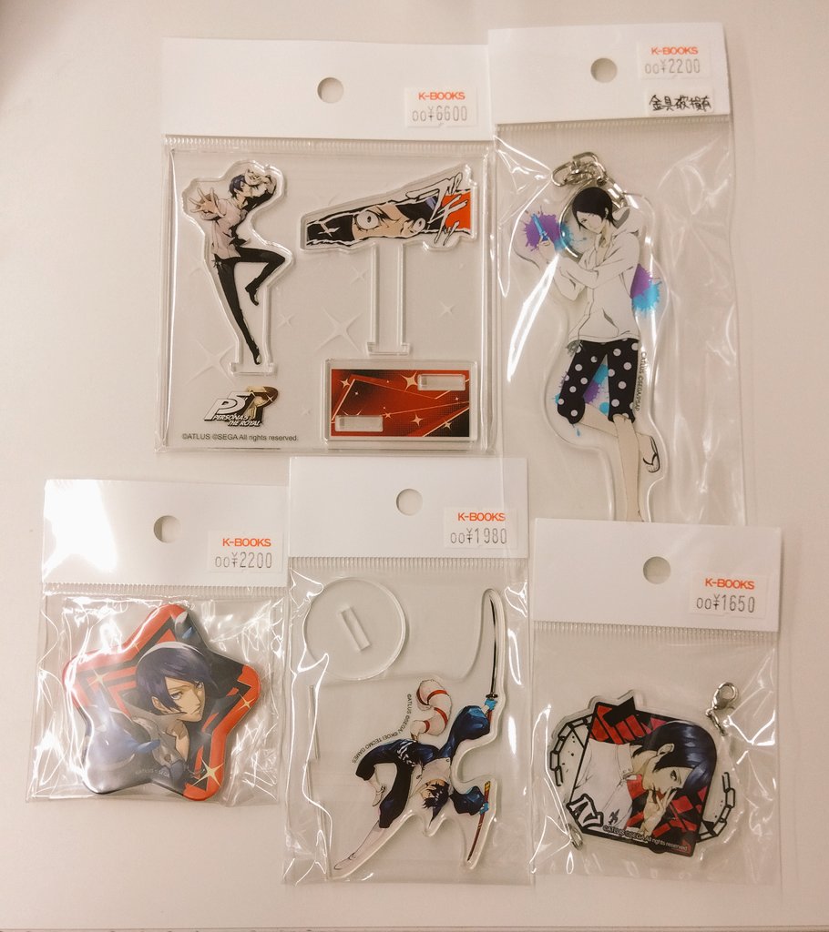 入荷情報】 ペルソナ5 喜多川祐介 アクリル系グッズ 入荷しました