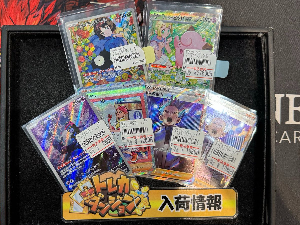 ポケモンカード 🔥入荷情報🔥 エリカのモンジャラ AR （743/742