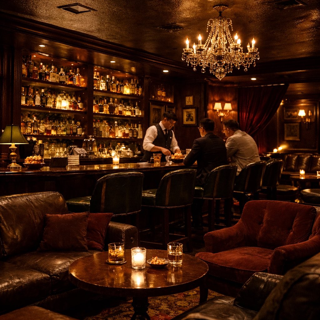 しぬwwwこれすぎて、会員制のBARで働いててって言うとだいたい左想像