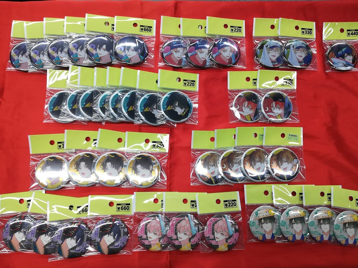 入荷情報】 「ツキウタ。」より イベント関係の缶バッジが入荷しました