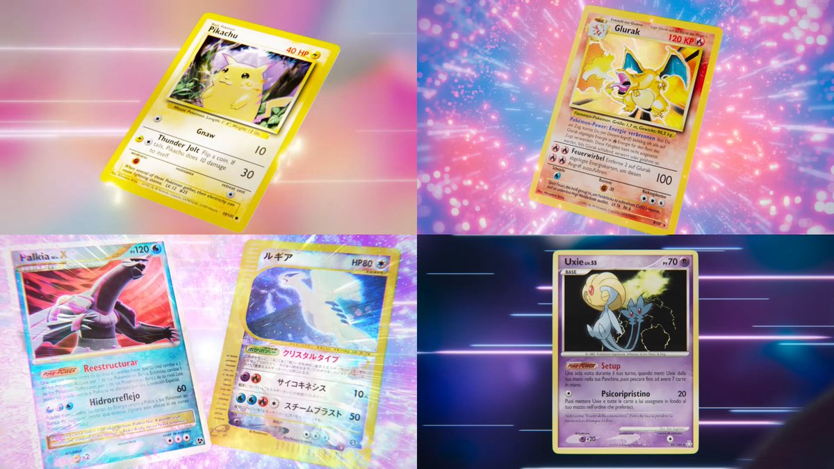 ポケモンカードの30周年を記念した特別な商品のPV