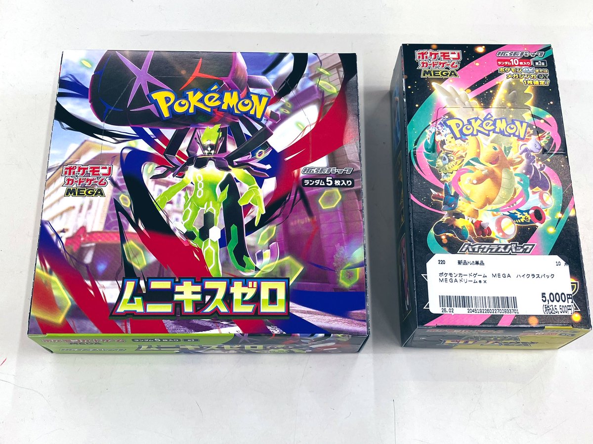 入荷情報】 #ポケモンカードゲーム 🗼ムニキスゼロ 🪽MEGAドリームex