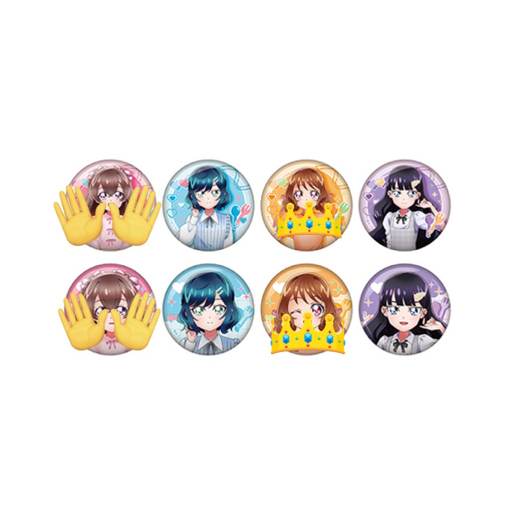 仮約束・交換】プリキュア 缶バッジ ファッションシリーズ fashion