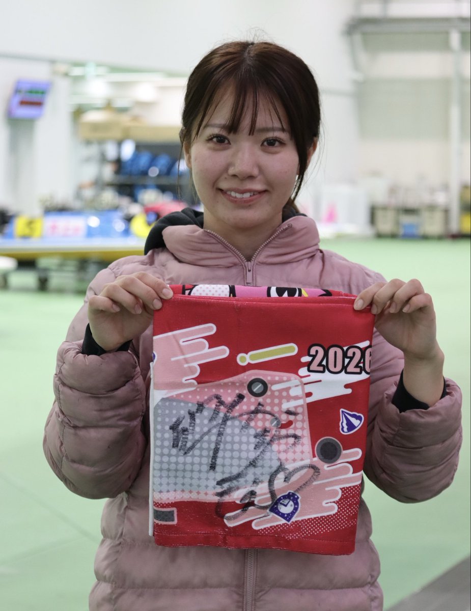 スピードクイーンメモリアル 出場レーサーのサイン入りマフラータオル