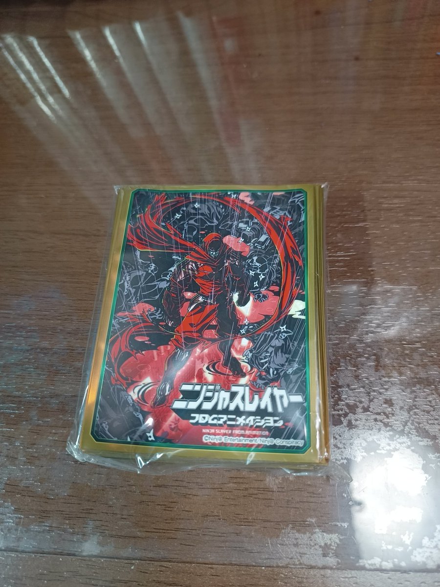 念願だった世界で一番カッコいいカードスリーブを入手出来たので、これ