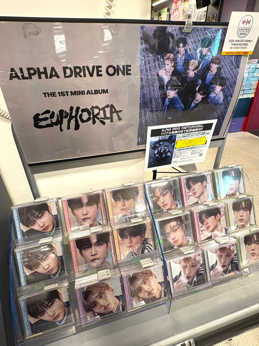 ALPHADRIVEONE】 ALPHA DRIVE ONE THE 1ST MINI ALBUM '#EUPHORIA