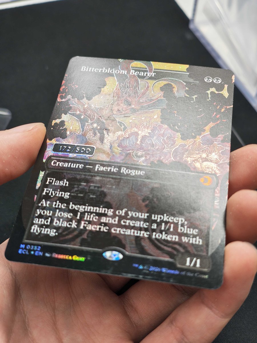 MtGは、世界に500枚。この番号なら、1枚だけなカードでも騒ぎにすら