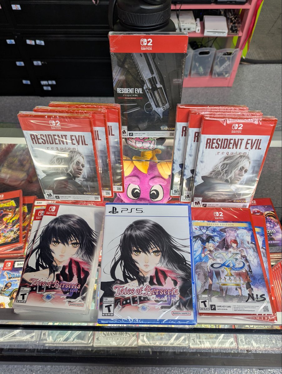 Peeking in… In stock now at Pink Gorilla LV! Switch 2 copies of