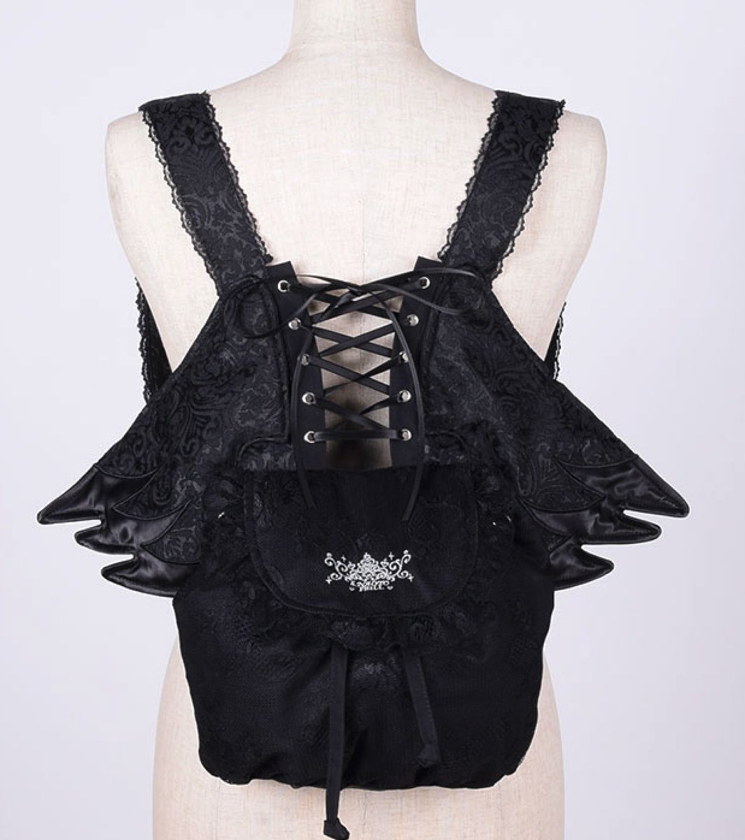 人気の天使のリュックも白と黒が追加されました👼 気になっていた方は