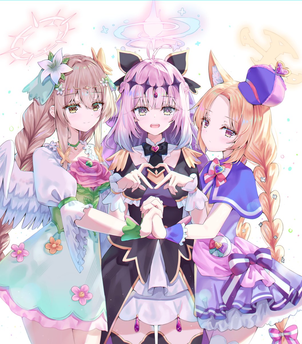 三人はプリキュア #ブルアカ #桐藤ナギサ #聖園ミカ #百合園セイア