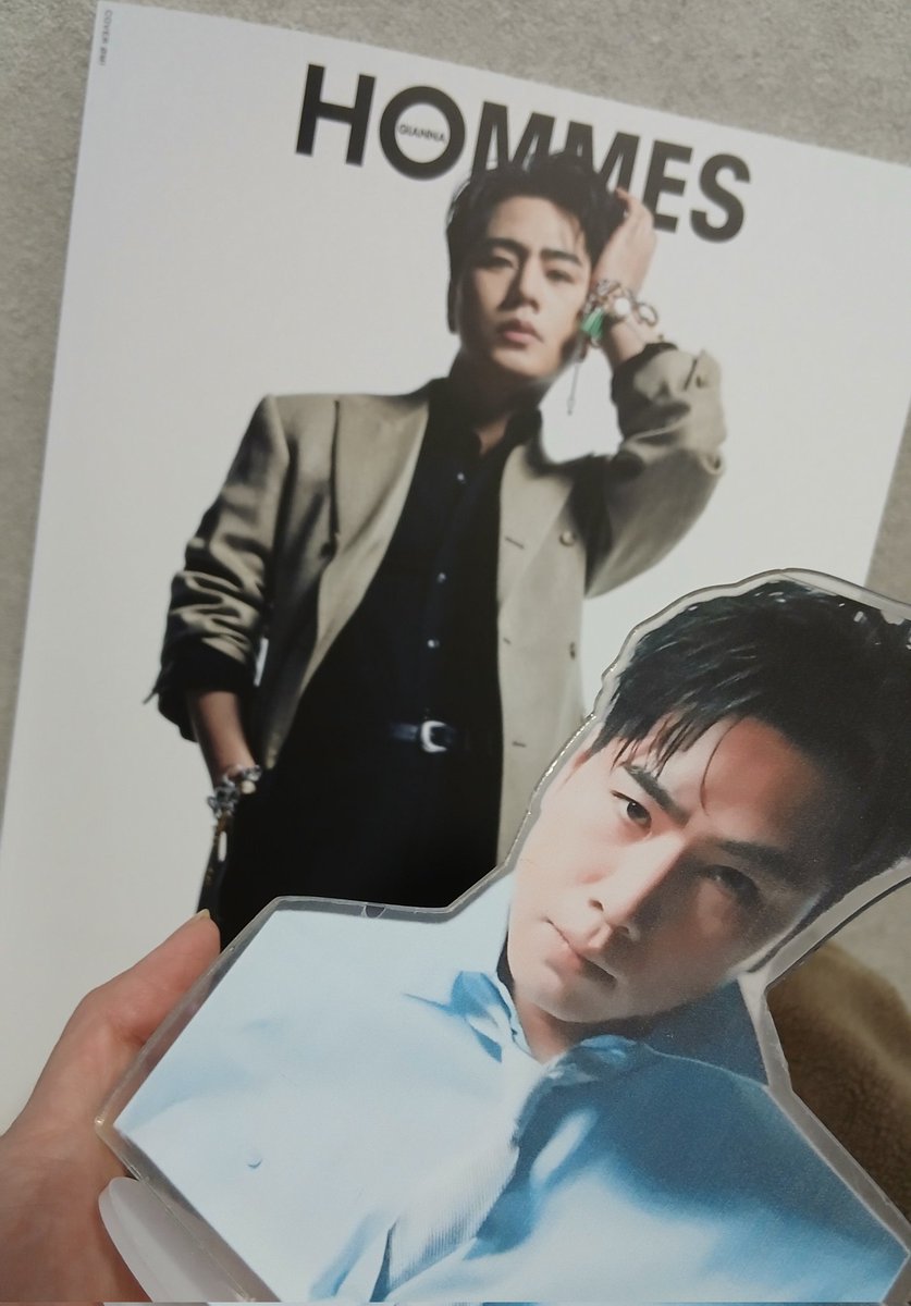 うちにも ØMIさま いらっしゃいました💙🩵 #登坂広臣 #ØMI