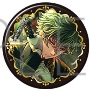 a【買取】悪魔執事と黒い猫 あくねこ 4周年 缶バッジ 求 ハナマル(画像